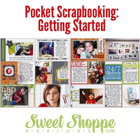 Pocket-Start Digital Pocket Scrapbooking, Pocket Pages Scrapbooking Layout, Pocket Scrapbooking Layouts, Scrapbooking Pockets, Project Life Organization, Franklin Planner, Pocket Page Scrapbooking, Scrapbook Project, Documenting Life