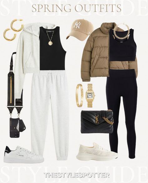 Night Date Outfit, Athleisure Outfits Spring, Spring Athleisure, Comfortable Travel Outfit, Girls Night Outfit, Women's Puffer Coats, Cozy Winter Fashion, Night Date, Clothing Blogs