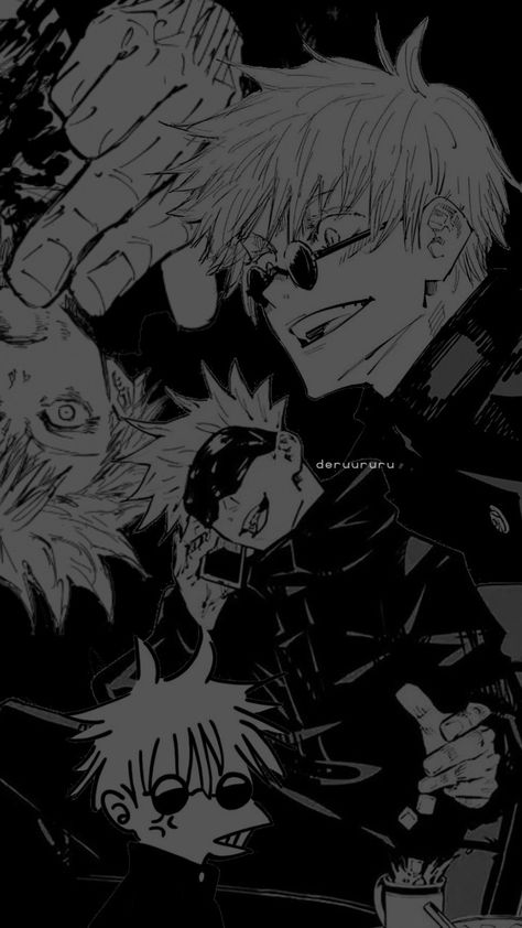 gojo satoru wallpaper manga Gojo Satoru Icon Wallpaper, Gojo Satoru Wallpaper Homescreen, Gojo Black And White Wallpapers, Gojo Wallpapers, Gojo Satoru Wallpaper, Next Wallpaper, Artsy Background, Anime Lock Screen, Recent Anime