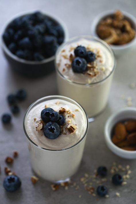 Simple Vegan Cashew Yogurt Cashew Yogurt, High Protein Breakfast Recipes, Vegan Substitutes, Gut Healing Recipes, Gut Health Recipes, Healing Recipes, Vegan Yogurt, High Protein Vegan, Protein Breakfast Recipes