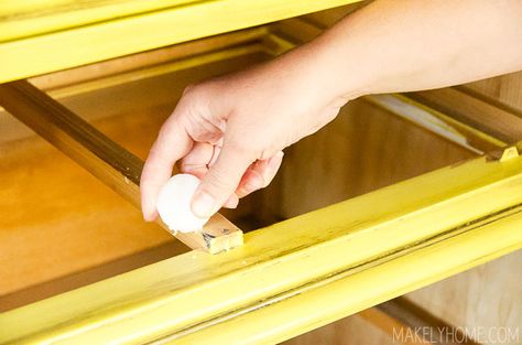 How to Fix Sticky Drawers in Seconds Cabinet Repair, Old Dresser Drawers, Drawer Rails, Handy Man, Antique Drawers, Old Drawers, Painted Drawers, Wooden Dresser, Wooden Drawers