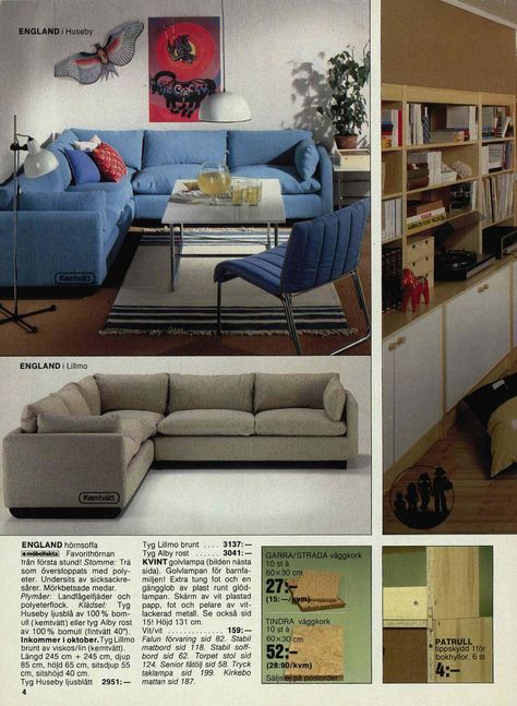 Ikea Catalogue, 90s Aesthetics, Ikea Catalog, Memphis Milano, Sectional Couch, Sectional, Couch, Furniture, Quick Saves