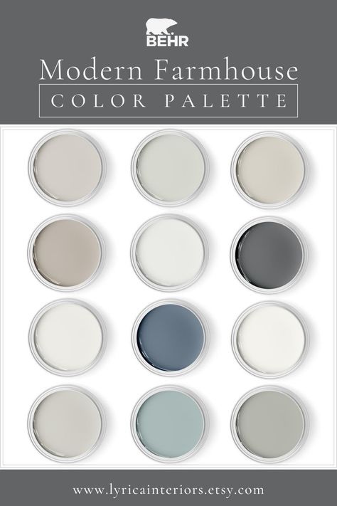 Excited to share the latest addition to my #etsy shop: Behr Modern Farmhouse Color Palette. Paint Colors includes Behr Perfect Taupe and Behr Dove for your whole home. https://etsy.me/3RP1Y59 #painting #beige #brown #industrialfarmhouse #wholehome #paintplanner #homere Color Palette Behr Paint, Laundry Room Paint Colors Behr, Color Palette Behr, Behr Dove, Behr Perfect Taupe, Modern Farmhouse Color Scheme, Perfect Taupe Behr, Behr Color Palettes, Modern Farmhouse Color Palette