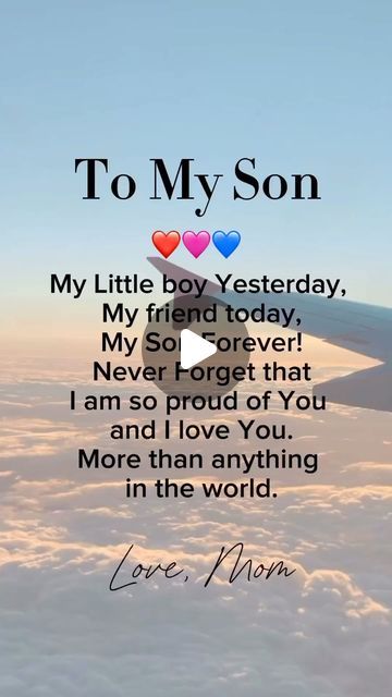 Happy Birthday Son Quotes From Mom, Son Quotes From Mom, Son Quotes, I Love My Son, Proud Of You, Family Quotes, You And I, I Love You, Love Quotes