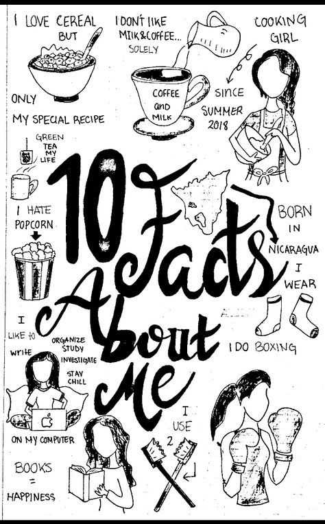 journal, 10 facts about me, drawing, interesting things about yourself About Myself Journal Page, Scrapbook About Yourself, Drawing About Yourself, Facts About Me Journal, Journal About Yourself, All About Me Journal Page, About Me Drawing, Poem For My Boyfriend, About Me Journal Page