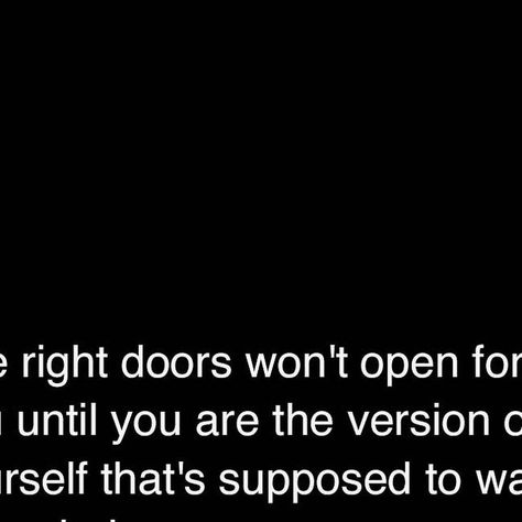 Motivated Mindset on Instagram: "The opportunities you’re waiting for will only come when you’re truly ready for them.
Growth isn’t just about what you achieve, it’s about who you become along the way.

Focus on evolving into the best version of yourself, and watch the doors you’ve been waiting for swing wide open. 🚪

Follow 👉 @motivated.mindset to stay inspired on your journey to becoming unstoppable.

#growthmindset #personaldevelopment #success" Best Version Of Yourself, Stay Inspired, The Doors, Growth Mindset, Quotes Deep, Personal Development, The Way, Doors, Collage