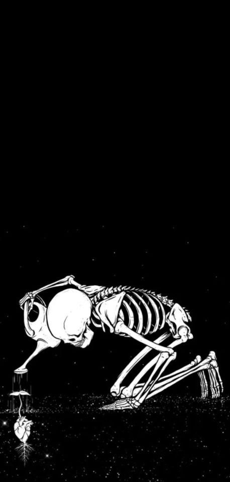 hopeless weakness Aesthetic Lockscreen Black, Skeleton Aesthetic, Skeletons Wallpaper Aesthetic, Kitten Tattoo, Cat Skeleton, Lock Screen Backgrounds, Aesthetic Lockscreen, Halloween Wallpapers, Creepy Decor