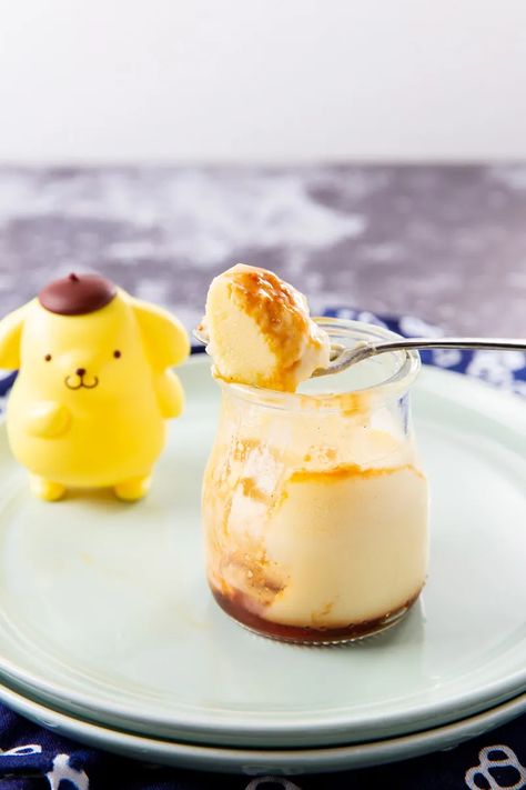 Purin (Japanese Caramel Custard Pudding) - The Missing Lokness Custard Pudding Recipe, Pudding Custard, Pudding Caramel, Egg Pudding, Desserts Japonais, Caramel Custard, Custard Pudding, African Symbols, How To Make Caramel