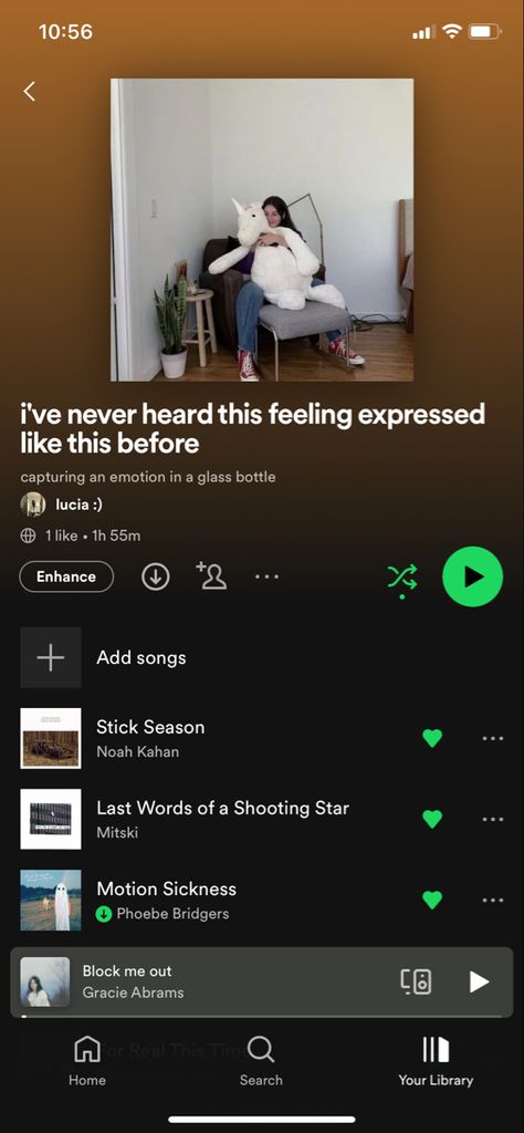 Noah Kahan Playlist Name, Phoebe Bridgers Gracie Abrams, Feelings Playlist, Phoebe Bridgers Song, Taylor Swift Phoebe Bridgers, Gracie Abrams Playlist Name, Leith Ross, Phoebe Bridgers Lyrics Spotify, Romanticize A Quiet Life Phoebe Bridgers