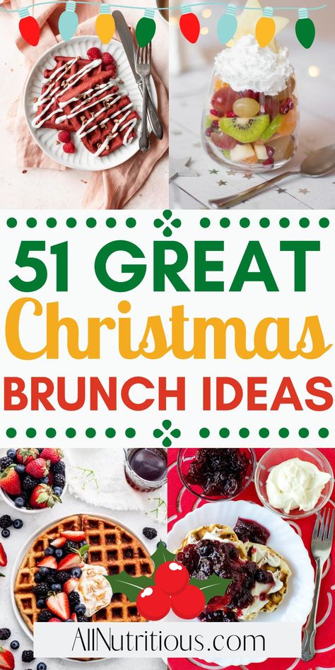 Easy Christmas Brunch Ideas, Christmas Brunch Ideas, Ideas Desayunos, Christmas Brunch Menu, Holiday Brunch Recipes, Christmas Brunch Recipes, Christmas Breakfast Recipe, Christmas Buffet, Christmas Morning Breakfast