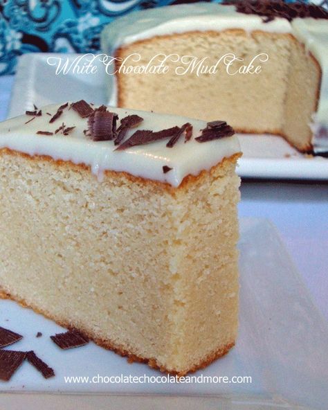 White Chocolate Mud Cake with a Sour Cream Ganache Cream Ganache, White Chocolate Mud Cake, Mud Cake Recipes, Chocolate Mud Cake, Beverage Recipes, Mud Cake, Chocolate Chocolate, Piece Of Cake, Cake Chocolate