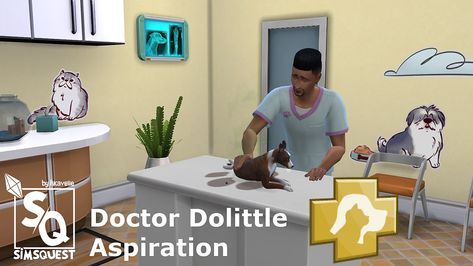 Veterinarian Career, Sims 4 Base Game, Dr Dolittle, Sims 4 Gameplay, Vet Clinics, Sims House, Maxis Match, Sims 4 Mods, The Sims 4