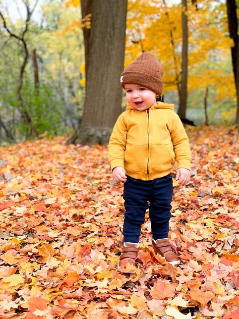 Toddler Fall Picture Ideas, Boy Fall Photo Shoot Ideas, Toddler In Pumpkin Photo, Pumpkin Patch Toddler Outfit Boy, Toddler Boy Photography, Todlers Pictures Fall, Fall Baby Pictures, Toddler Photoshoot, Happy September