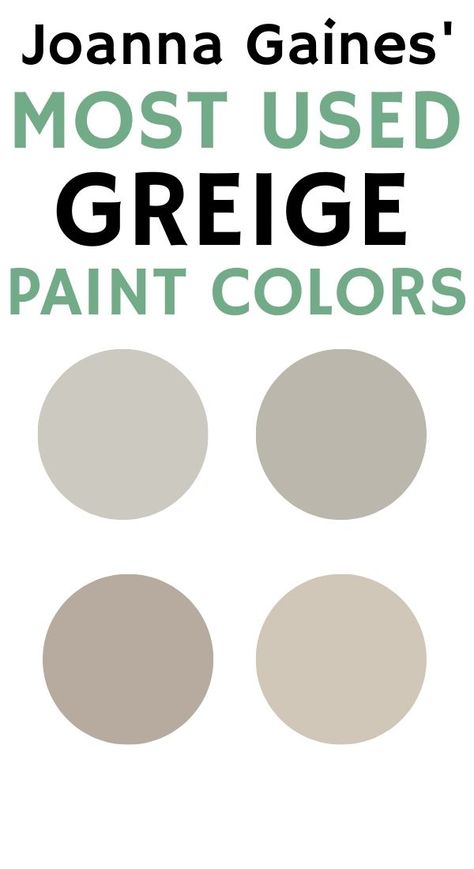 Best Greige Paint, Best Greige, Greige Paint Colors, Greige Paint, Beige Paint, Farmhouse Paint Colors, Farmhouse Paint, Neutral Paint Color, Paint Color Schemes