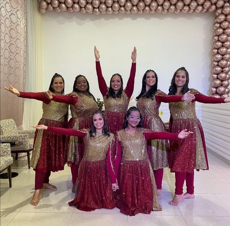 Praise Dance Outfits, Worship Dance Outfits, Praise Dance Dresses, Liturgical Dance, Dance Garments, Worship Dance, Praise Dance, Group Dance, Red Queen