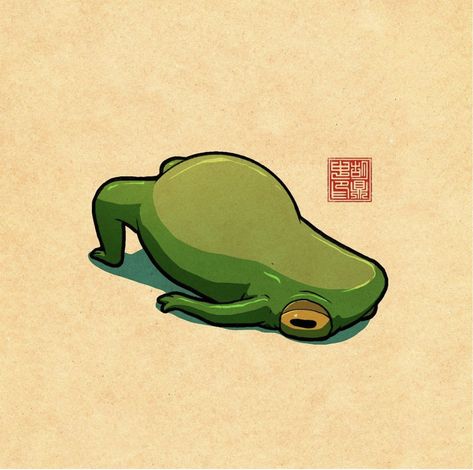 Naruto Frog, Frog Drawing, Art Drawings Sketches Pencil, Funny Frogs, Frog Art, Cute Cartoon Drawings, Ink Illustrations, Cute Creatures, Illustrations And Posters