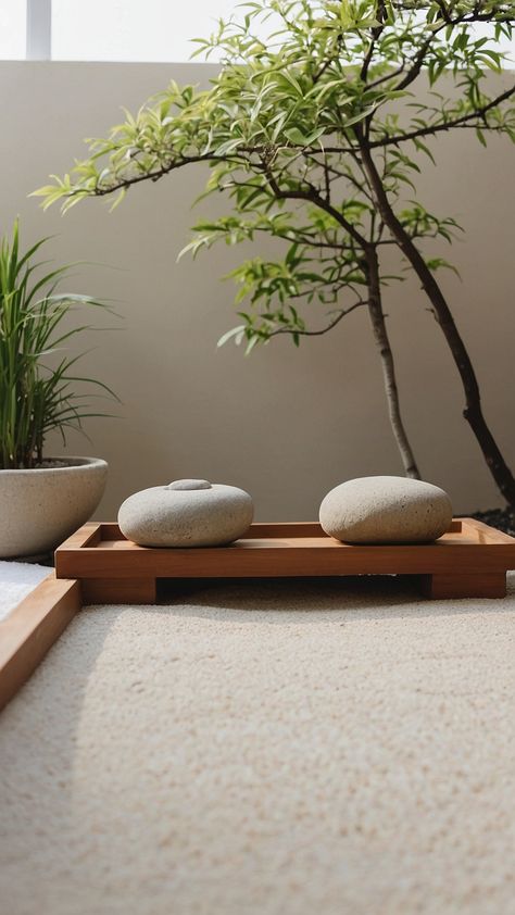 Transform your outdoor space into a tranquil Zen garden oasis with these Japanese-inspired design ideas Discover small modern designs for meditation spaces both indoor and outdoor Get creative with DIY backyards and wooden board Japanese designs Zen Garden Small, Japanese Zen Garden Landscaping, Japanese Patio, Serene Backyard, Teen Girl Bedroom Ideas, Indoor Zen Garden, Japanese Garden Backyard, Small Zen Garden, Patio Indoor