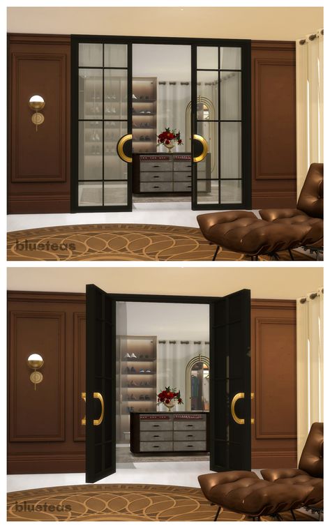 Sava Glass Doors | BlueTeas on Patreon Sim4 Cc Window, Sims 4 Cc Men Furniture, Glass Door Sims 4 Cc, Sims 4 Modern Door Cc, Sims 4 Cc Front Door Patreon, Ts4 Doors Cc, Sims 4 Tall Door Cc, Sims4 Cc Doors, Ts4 Door Cc