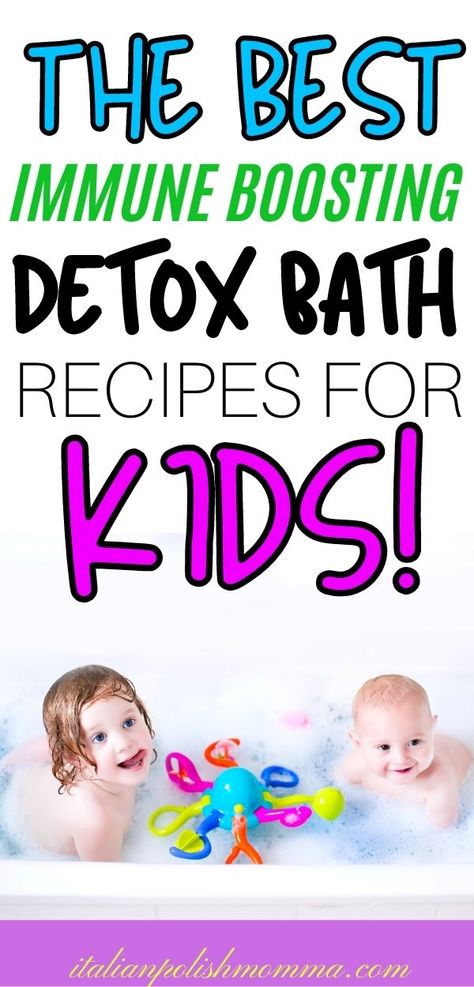 Detox Bath Kids, Detox Bath For Kids, Sick Kids Remedies, Toddler Cough, Detox For Kids, Cough Remedies For Kids, Toddler Cold, Sick Toddler, Detox Bath Recipe