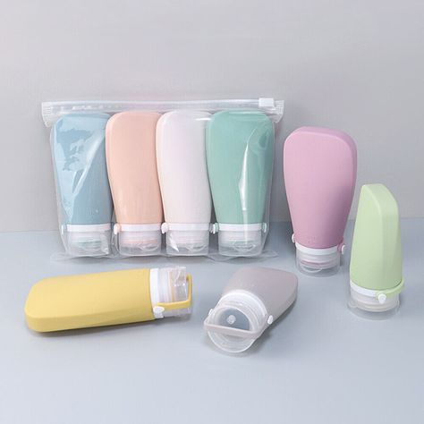 Shampoo Container, Silicone Travel Bottles, Lotion Containers, Travel Bottle Set, Silicone Bottle, Lotion Bottle, Cosmetic Containers, Refillable Bottles, Squeeze Bottles