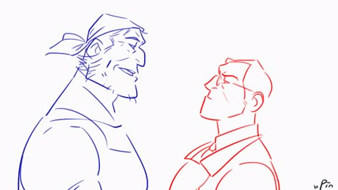 Tf2 Classic Heavy X Medic, Medic Team Fortress 2, Medic X Heavy, Heavy Tf2, Tf2 Comics, Tf2 Medic, Scary Images, Team Fortress 2 Medic, Fortress 2