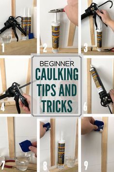 Caulking Tips and Tricks Lessons on how to use a caulk gun and how to caulk. www.BrightGreenDoor.com #Caulking #BoardandBatten #DIYTIPS via @BrightGreenDoor  Caulking Tips and Tricks Lessons on how to use a caulk gun and how to caulk. www.BrightGreenDo... #Caulking #BoardandBatten #DIYTIPS via @Jess Board And Batten Fireplace, Caulking Tips, Diy Board And Batten, Caulking Tools, Cleaning House, Home Fix, Work Diy, Board And Batten, Diy Home Repair