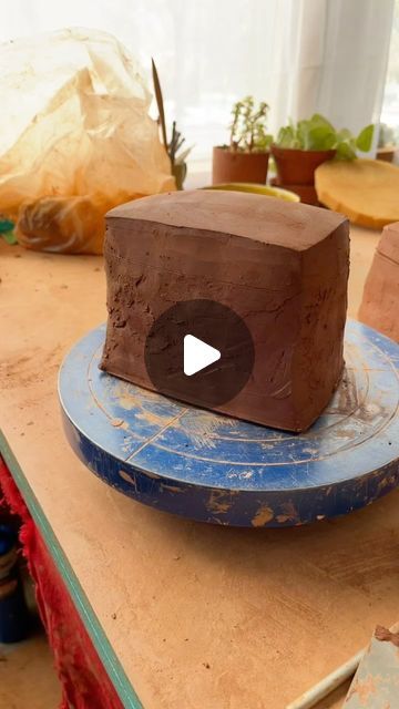 Sunshine Cobb on Instagram: "So quick- making a box/ flower brick" Flower Bricks Pottery, Sunshine Cobb Ceramics, Flower Bricks Ceramic, Sunshine Cobb, Clay Garden, Ceramic Techniques, Ceramic Flowers, Garden Art, A Box