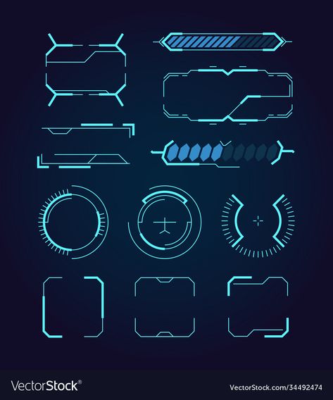 Space Technology Illustration, Hologram Technology Design, Sci Fi Symbols, Futuristic Template Design, Sci Fi Poster Design, Technology Illustration Graphic Design, Sci Fi Hologram, Sci Fi Graphic Design, Hologram Illustration