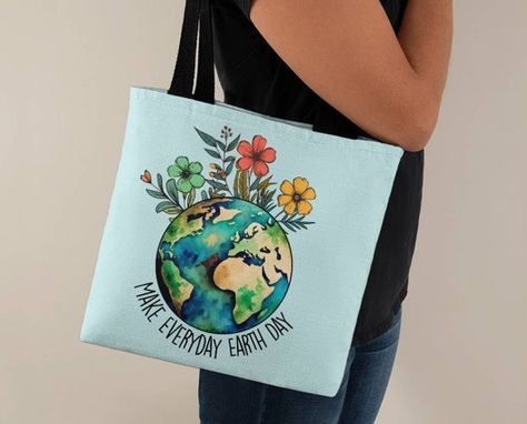 Make Every Day Earth Day tote bag https://youmakeitspecial.com/products/make-everyday-earth-day-tote-bag-grocery-shopping-reusable-bag-tote-tb-mkevrydyerthdy-s2404 Day Earth, Reusable Bags, Grocery Shopping, Earth Day, Grocery Bag, Reusable Tote, Every Day, Reusable Tote Bags, Tote Bag