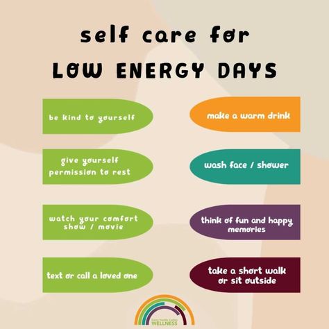 Low Energy Self Care, Self Care When Your Energy Is Low, Zero Energy, Feb 25, Low Mood, Self Care Bullet Journal, Mental Energy, Motivational Picture Quotes, Inspirational Prayers