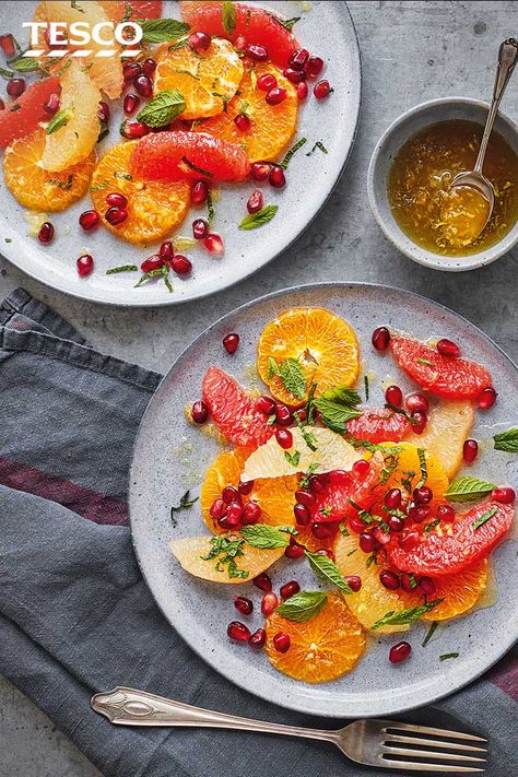 Citrus Fruit Salad, Grapefruit Recipes, Grapefruit Salad, Citrus Recipes, Tesco Real Food, Citrus Salad, Fruit Salad Recipes, Fruit Recipes, Beautiful Food