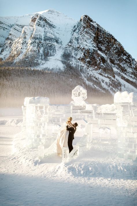 Lake Louise Winter Wedding, Fairmont Chateau Lake Louise Wedding, Snowboard Wedding, Lake Louise Wedding, Jasper National Park Canada, Switzerland Wedding, Frozen Wedding, Hippie Bride, Fairmont Chateau Lake Louise