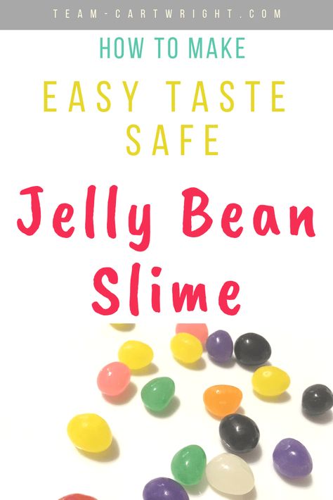 Edible Jelly Bean Slime: Easter STEM for Preschoolers - Team Cartwright Stem For Preschoolers, Easter Slime, Easter Stem Activities, Easter Learning Activities, Easter Stem, Toddler Stem, School Science Experiments, Teaching Preschoolers, Cool Slime Recipes