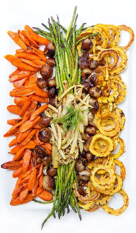 Roasted Vegetable Platter, Vegetable Antipasto, Vegan Grill, Plateau Charcuterie, Festive Appetizers, Vegetable Platter, Roasted Vegetable Recipes, Roasted Vegetable, God Mat