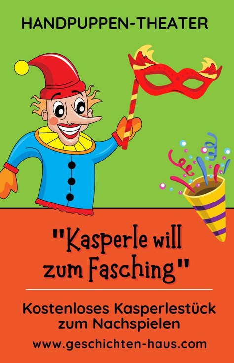 Kasperle Fasching Teacher Life, Theater, Crafts For Kids, Kindergarten, Education, Pins