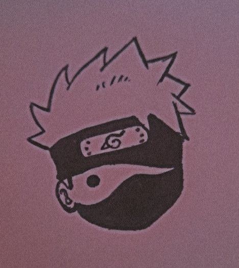 Naruto Doodles Art, Small Anime Doodles, Naruto Doodles Easy, Kakashi Doodle, Itachi Doodle, Naruto Doodles, Kakashi Drawing, Naruto Drawings Easy, Doodle Pen