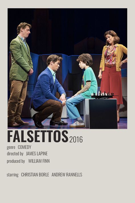 [ alternative minimalist polaroid movie tv show poster ] [ original broadway cast / obc of falsettos the musical ] Falsettos Musical, Broadway Musicals Posters, Musical Theatre Posters, Musical Wallpaper, Broadway Posters, Christian Borle, Andrew Rannells, Musical Theatre Broadway, Theater Performance