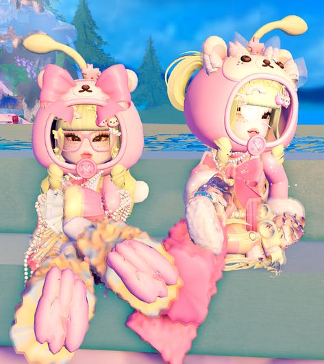 Roblox Royale High outfit inspo Cutecore Royale High Outfits, Kawaii Royale High Outfits, Rh Outfit Ideas, Roblox Royale High, Royale High Journal Ideas, Royal High Outfits Ideas Cheap, Rh Outfits, Rh Design, Kawaii Cutecore