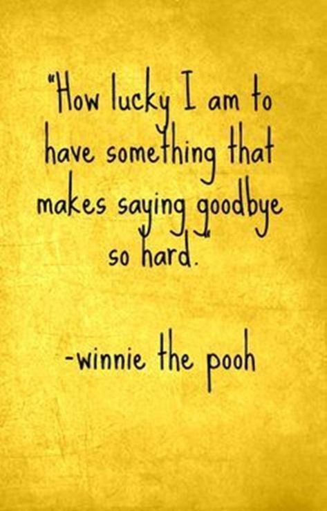 59 Winnie the Pooh Quotes Awesome Christopher Robin Quotes 6 Quotes Distance, How Lucky I Am, Winnie The Pooh Quotes, Graduation Quotes, Pooh Quotes, Senior Quotes, How Lucky Am I, Love Quotes For Her, Disney Quotes