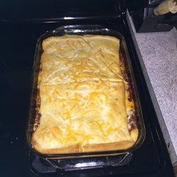 Sloppy Joe Bake - Allrecipes.com Sloppy Joe Bake, Grilled Cheese Sloppy Joe, Crescent Bake, Food For The Gods, Chicken Casserole Easy, Crescent Roll Recipes, Sloppy Joe, Sloppy Joes, Main Courses