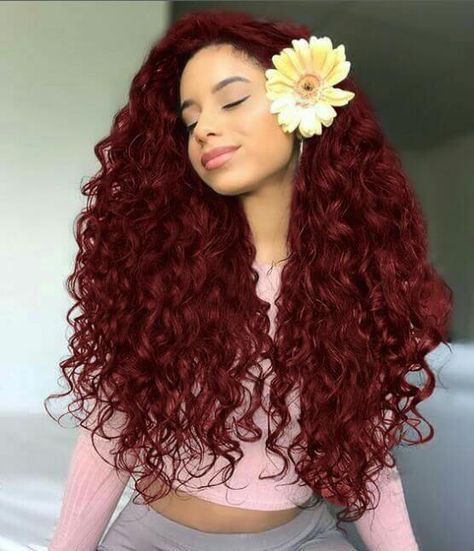 30 Exotic Dark Red Hair Colors Ideas To Keep Your Hair On Fleek - 248 Deep Red Hair Color Curly, Deep Red Hair Curly, Deep Red Curly Hair, Red Curly Hair Dyed, Burgundy Bundles, Burgundy Curly Hair, Red Hair Curly, Curly Red Hair, Deep Red Hair