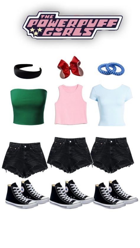 Power Puff Girls Costume, Power Puff Costume, Fun Halloween Outfits, Powerpuff Girls Costume, Power Puff Girls, Power Puff, Puff Girl, Diy Crafts To Do, Powerpuff Girls