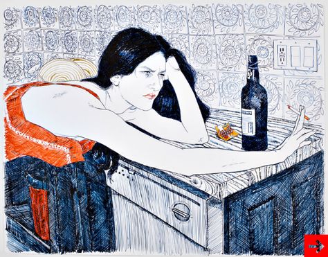 Hope Gangloff, Favorite Paintings, Arte Inspo, Drawing Tutorials, Pen Art, Painting Illustration, Art Abstrait, 그림 그리기, Painting Inspiration