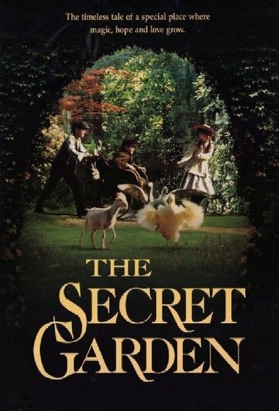 The Secret Garden movie poster The Secret Garden Movie, Secret Garden Movie, The Secret Garden 1993, Kate Maberly, Secret Garden Book, Garden Tattoos, Film Trailer, Frances Hodgson Burnett, Maggie Smith