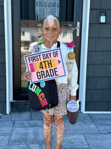 Hello 4th grade!!! Time is going by TOO fast!! This is going to be HER year! I feel it in my bones! Good luck to everyone starting a new school year! From us to you. ❤️💚 Starting A New School, New School Year, New School, Feel It, 4th Grade, School Year, Good Luck, Bones, Feelings