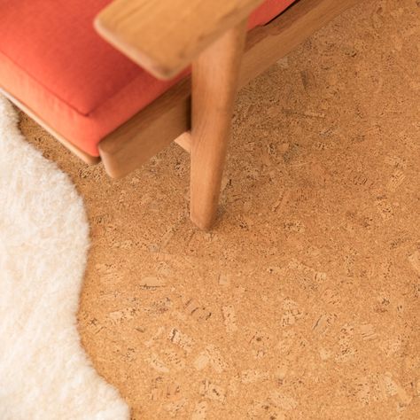 Cork Flooring Ideas, Eco Flooring, Cork Flooring Kitchen, Thread Photography, Cork Interior, Floor Bedroom Ideas, Denmark House, Natural Cork Flooring, Cork Wall Panels