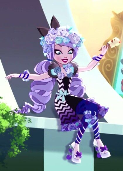 kitty cheshire ever after high Ever After High Kitty Cheshire, Kitty Cheshire, Spring Unsprung, Cheshire Cat Halloween, After High School, Raven Queen, Cute Animal Drawings Kawaii, Ever After High, Halloween Cosplay