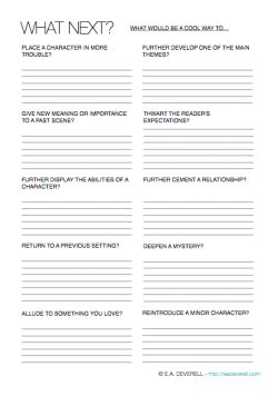 Use this writing worksheet to repurpose elements you’ve already introduced and decide what happens next. Creative Writing Worksheets, Word Count, Writers Notebook, Creative Writing Tips, Writing Characters, Writing Templates, Reading And Writing, Writing Worksheets, Book Writing Tips