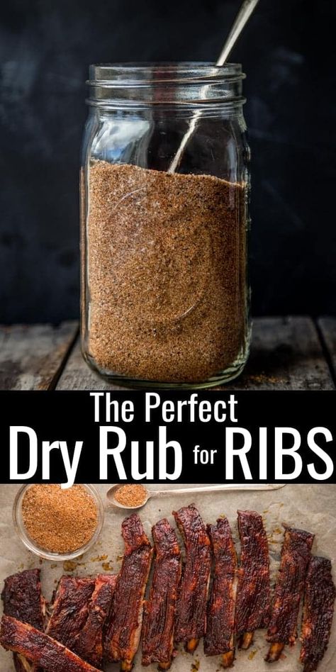 Dry Rub Ribs, Rub For Ribs, Rib Rub Recipe, Bbq Rub Recipe, Dry Rub For Ribs, Smoked Recipes, Homemade Dry Rub, Spice Rubs, Homemade Dry Mixes