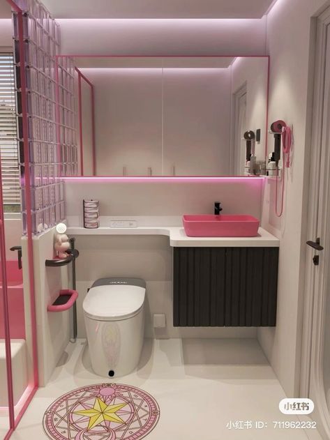 Bathroom Decor Girly, Room Architecture, Girly Bedroom Decor, Girly Room, Bathroom Inspiration Decor, Bathroom Inspo, Guest Bathroom, Bathroom Inspiration, Dressing Room